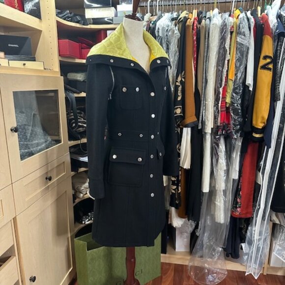 D&G Black Peacoat Size 42 - Picture 3 of 13